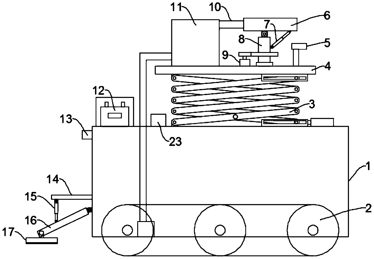 Intelligent fire-fighting robot and fire-fighting device