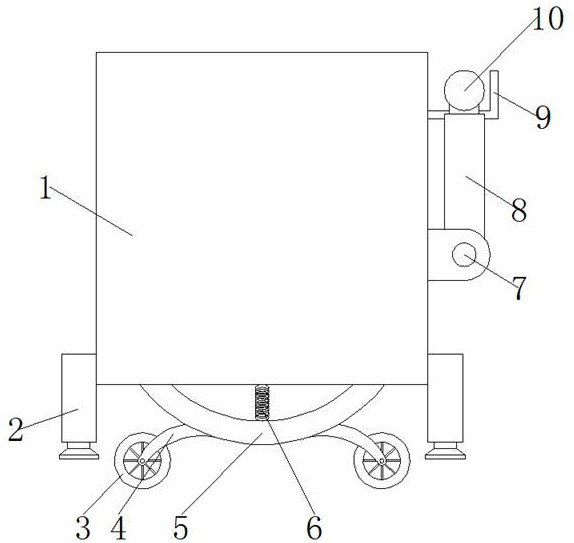 An easy-to-carry lead-acid battery power supply casing