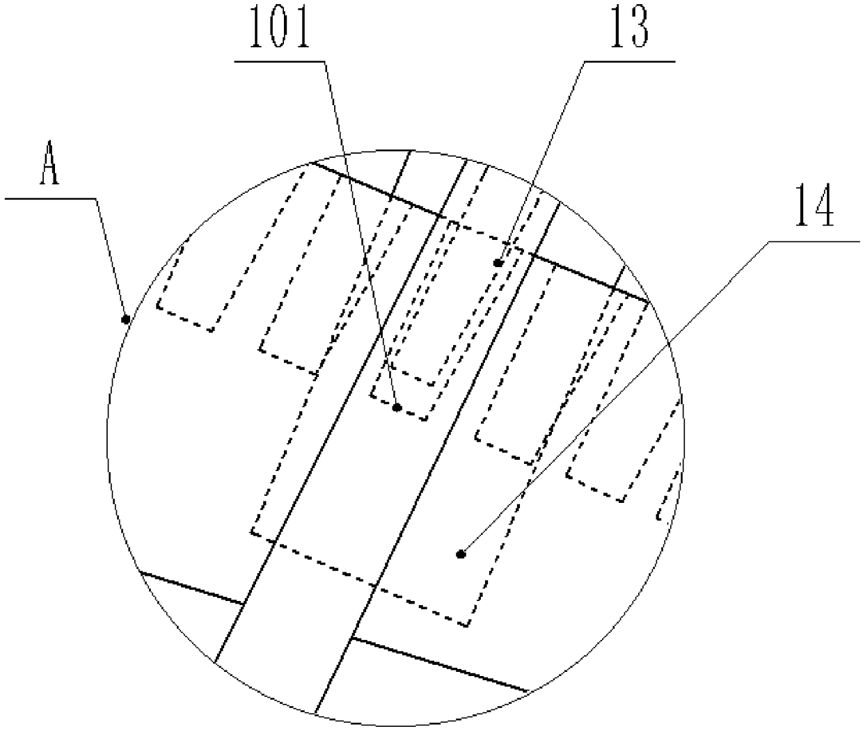 Machining device for milling cutters