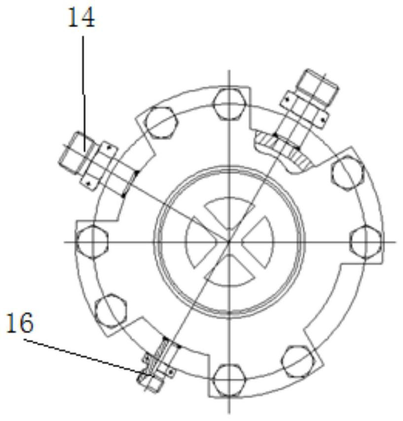 Thin-wall type cooling hole liquid flow detection device and method