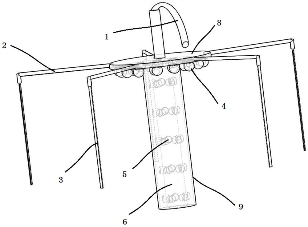 A seabed cruise type classification sampling device in shelf area and using method thereof