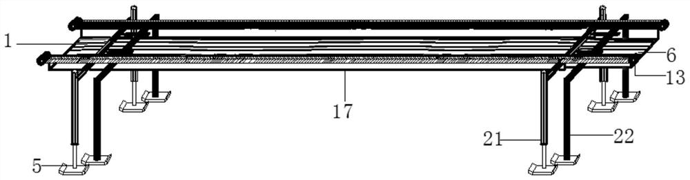 Self-moving cable bridge