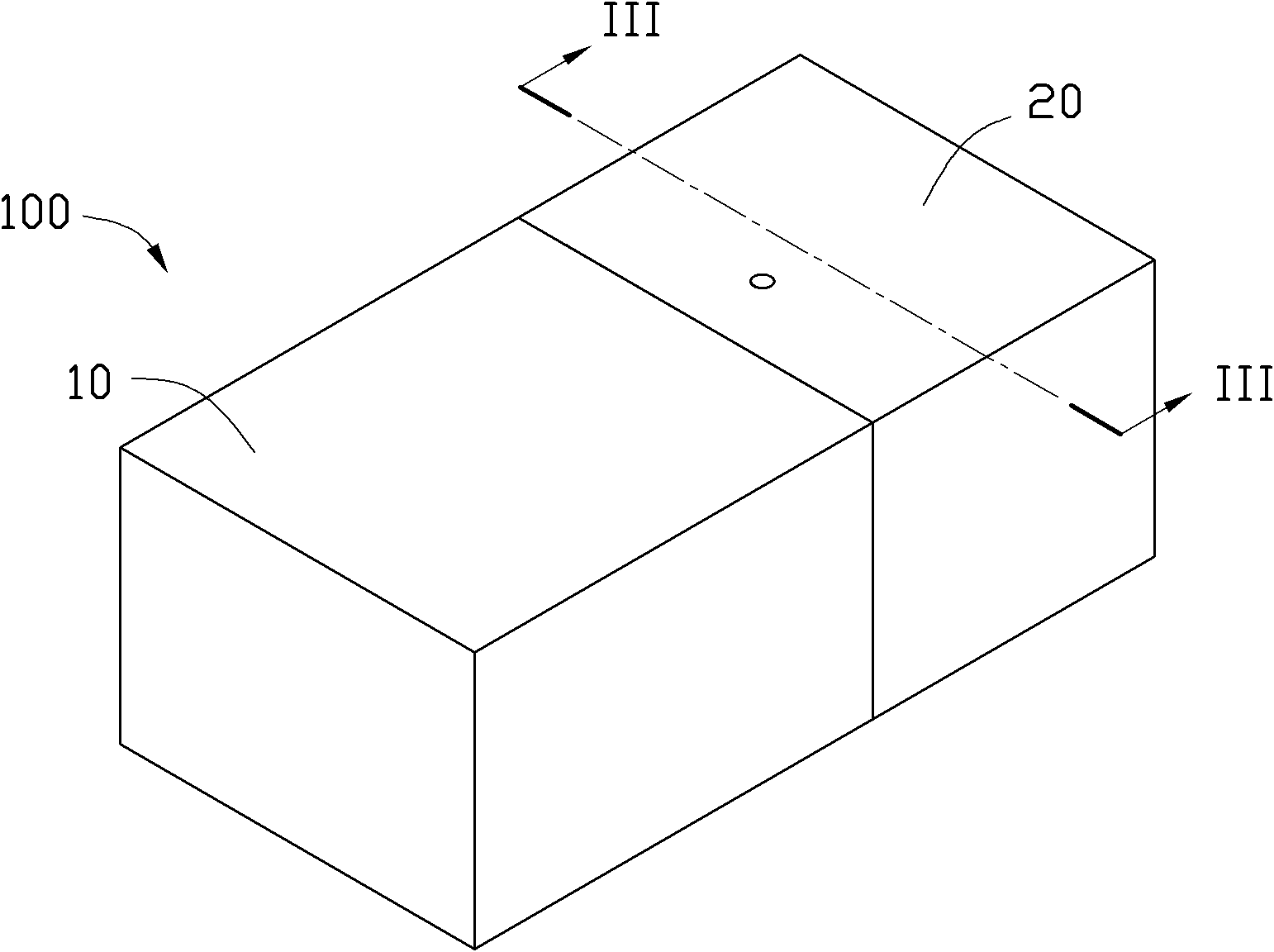 Die for molding fiber coupling connector