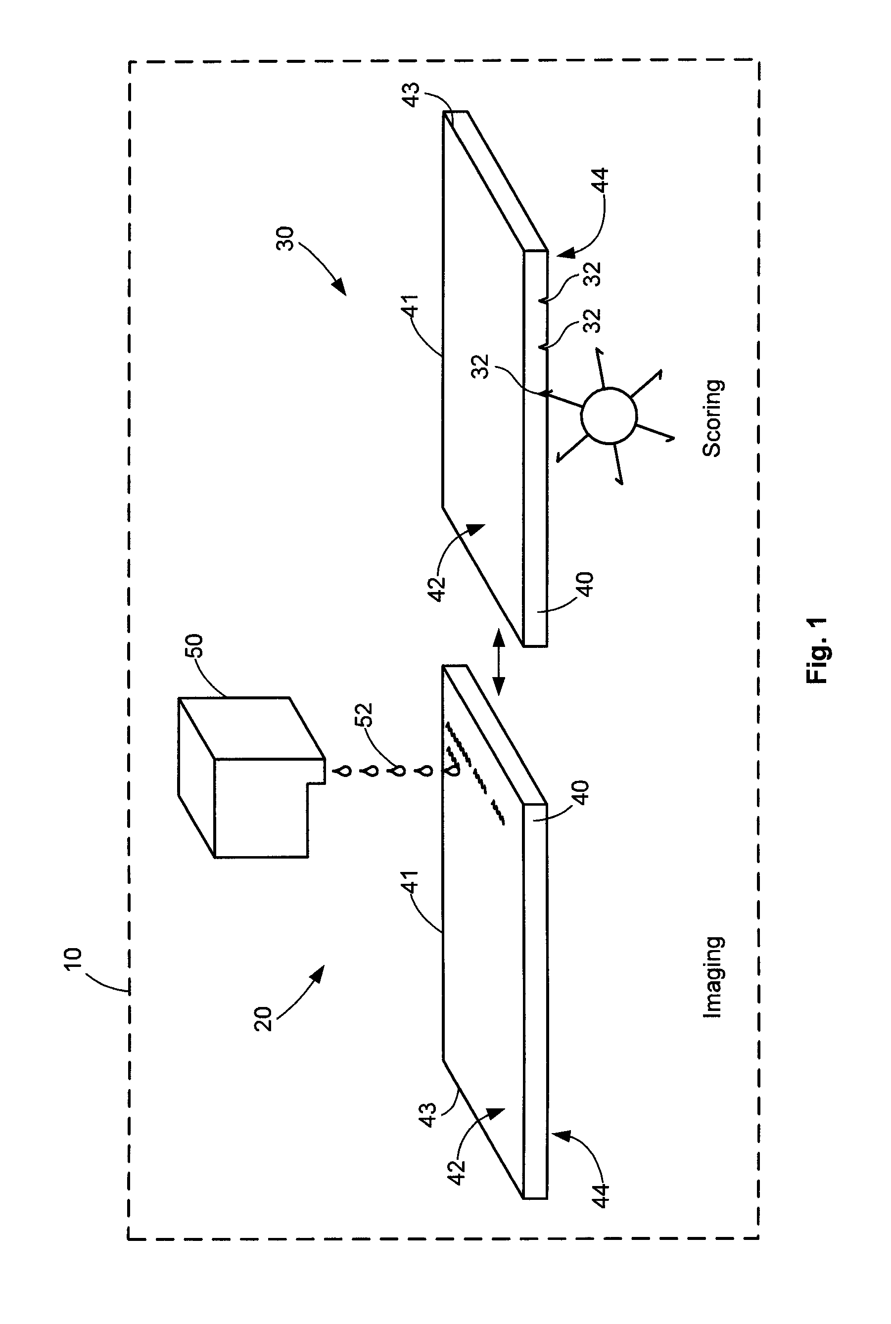 Scored media substrate and curling remedy for micro-fluid applications