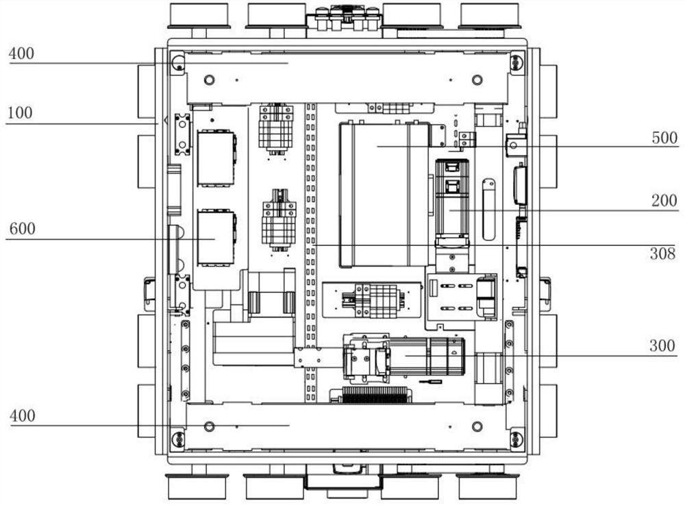 Longitudinal electromagnetic linkage type sixteen-wheel four-way shuttle vehicle