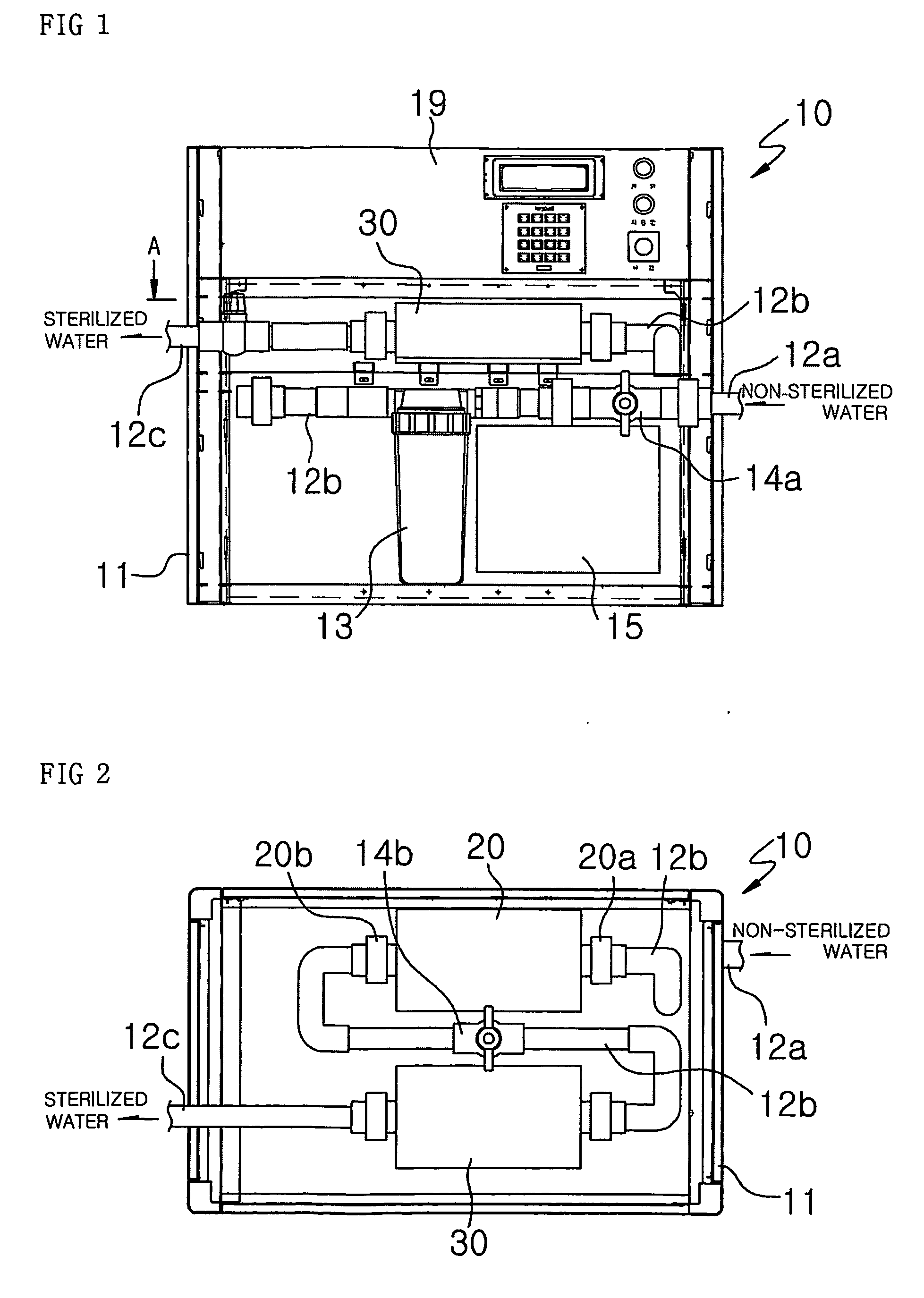 Cell for generating disinfection water and system using the same