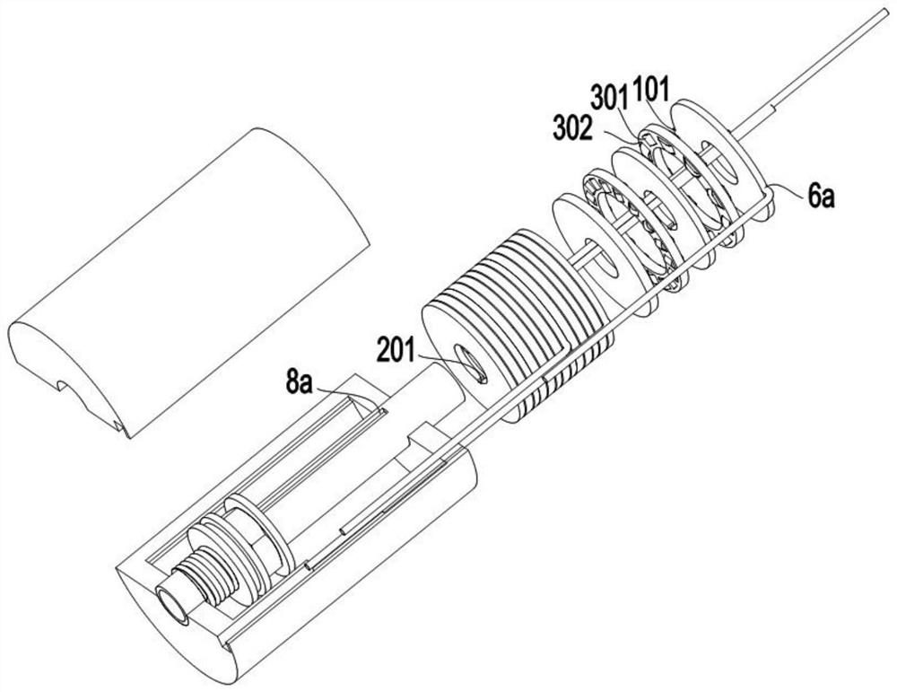 A flexible rolling element axial surface contact slip ring