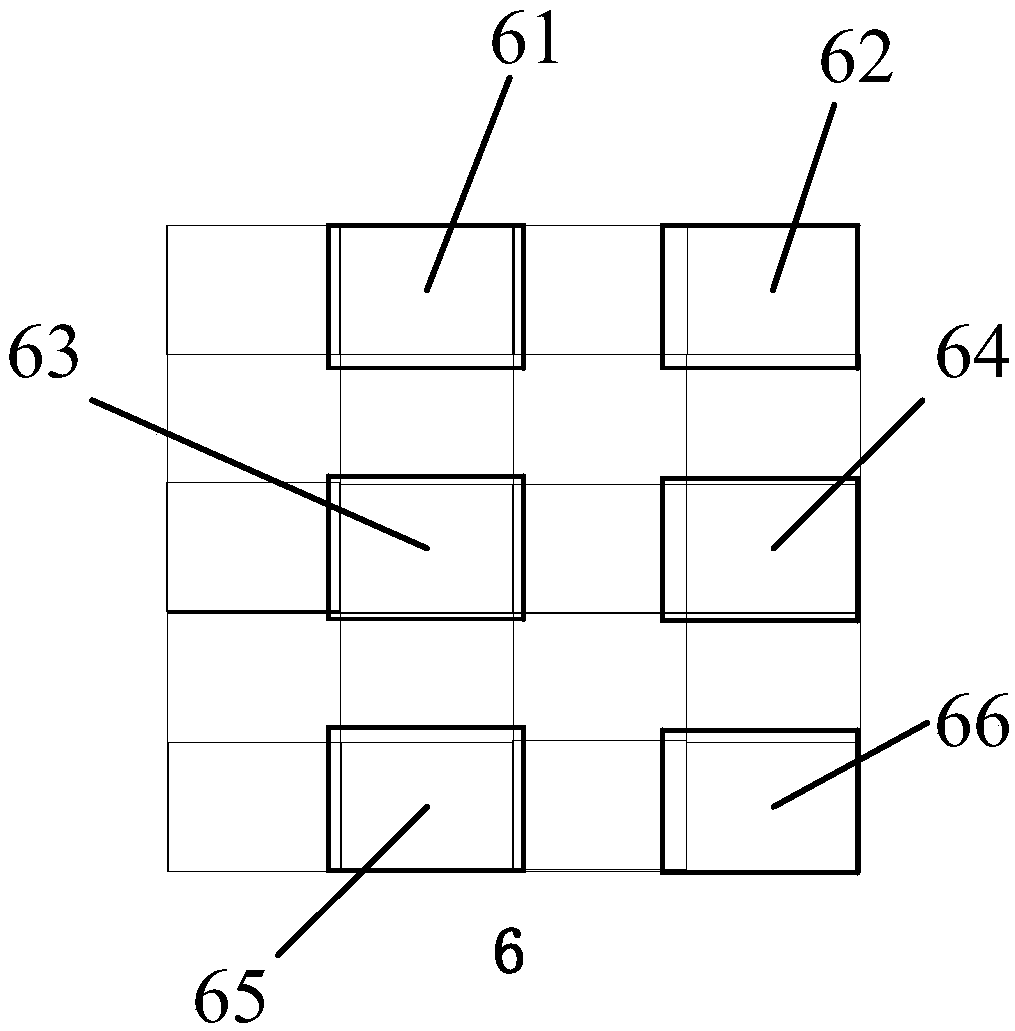 Internal and external view field mixing splicing method for large-width camera