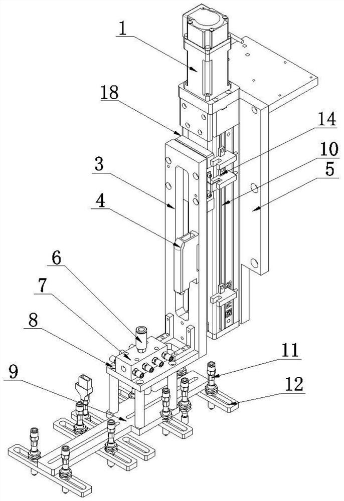 Loading suction cup assembly device