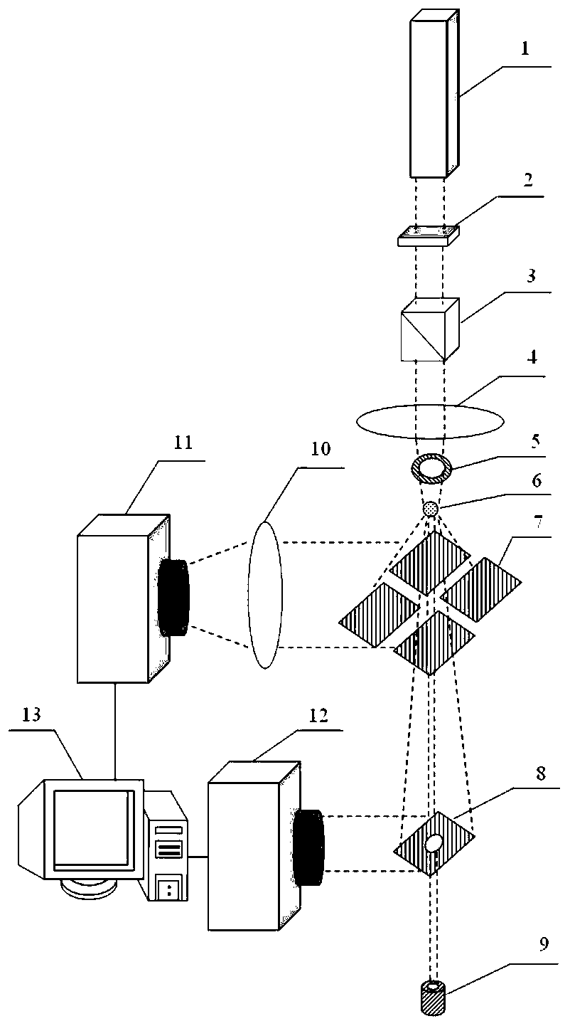 Single exposure high numerical aperture pulsed laser coherent diffraction imaging device and method of use