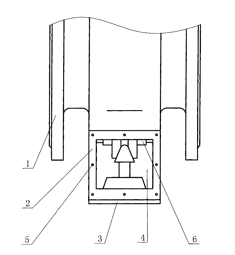 Cleaning structure of gas gate valve