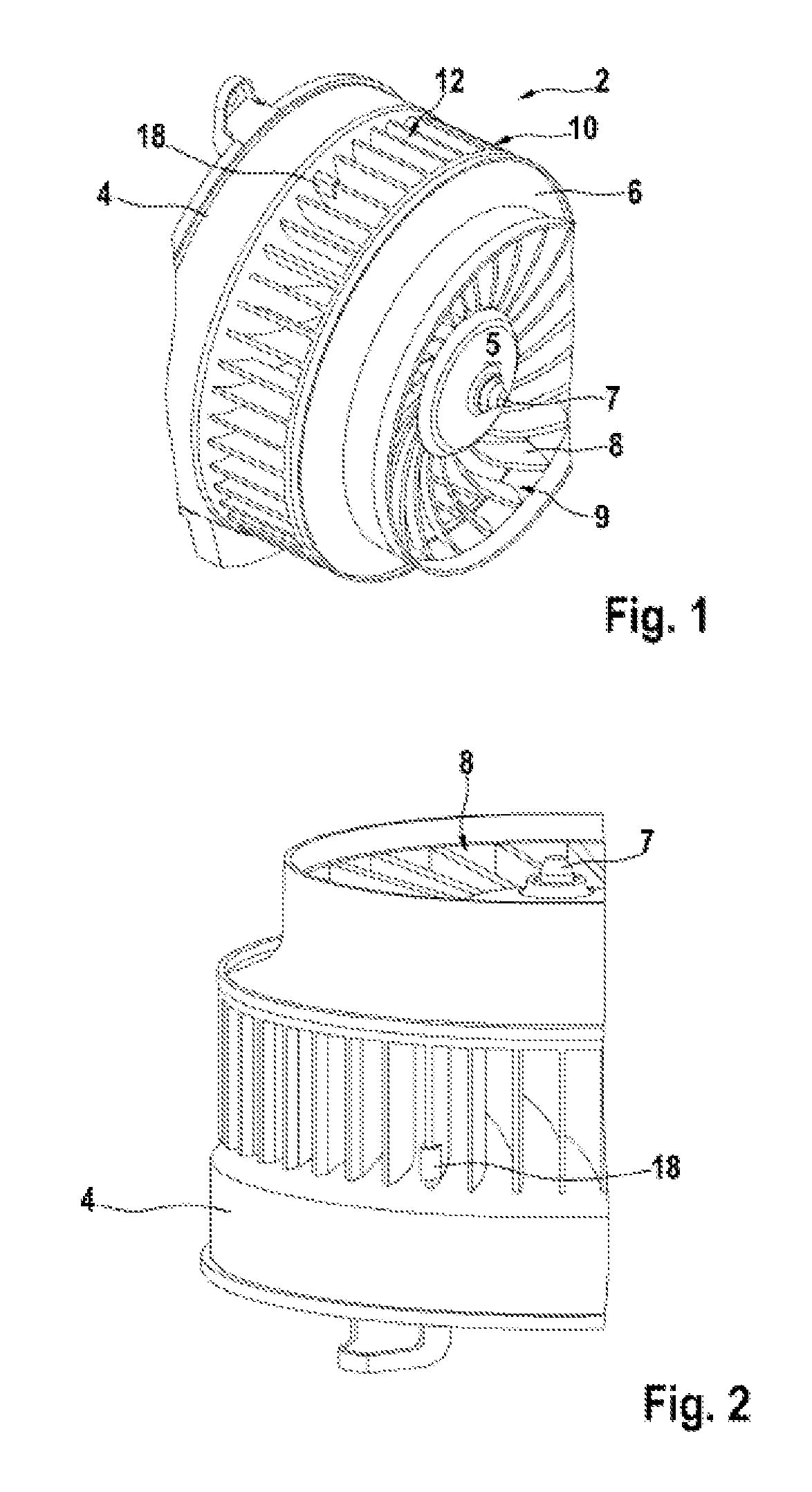 Fan wheel for a blower module