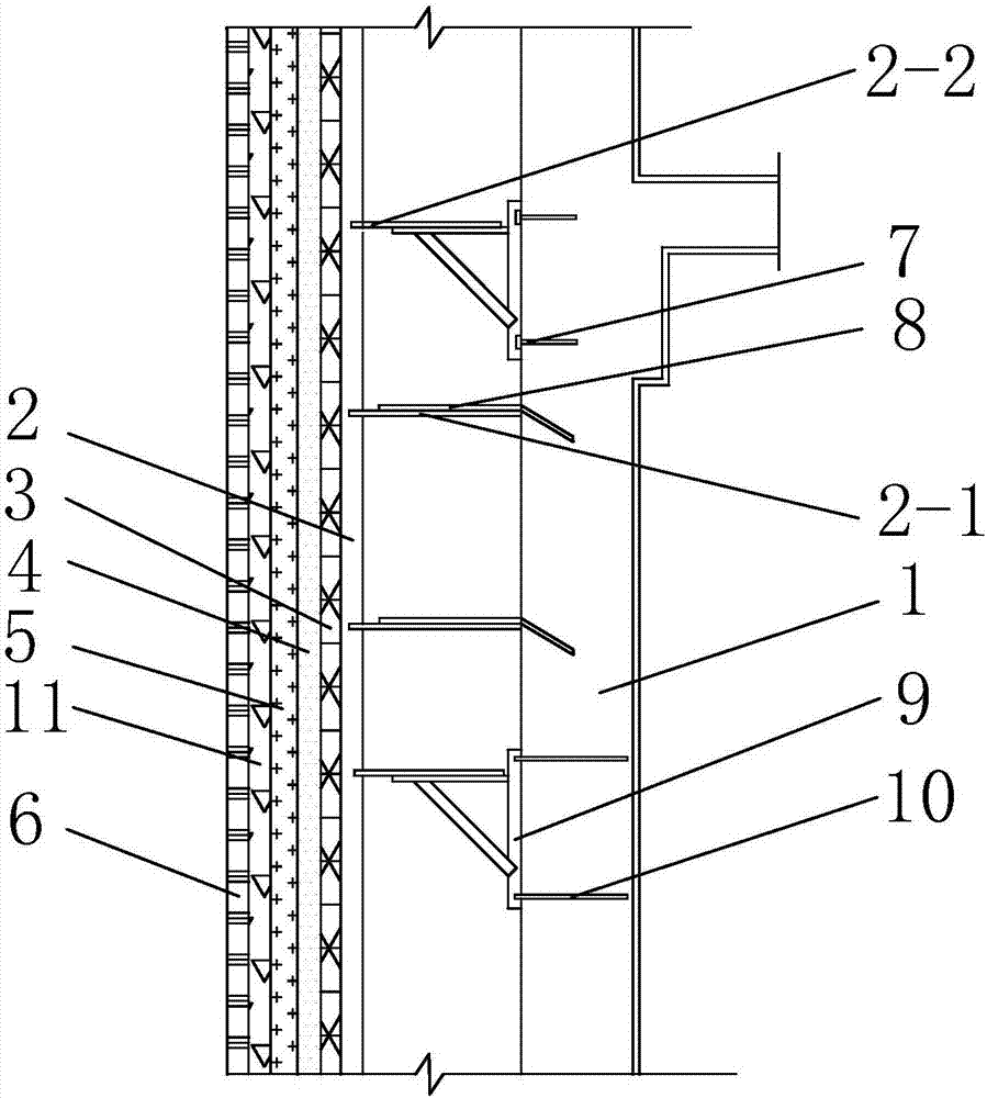 Construction method based on sticking of tapestry bricks on large-size GRC component of external wall of building