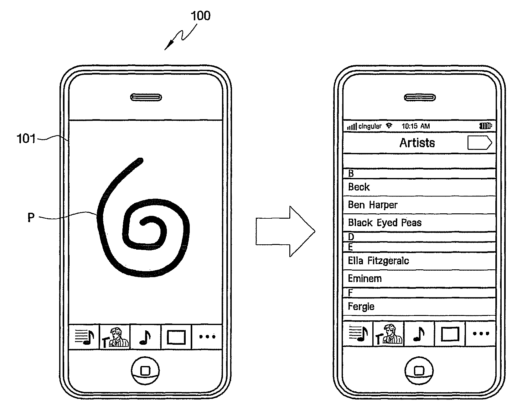 Apparatus for unlocking mobile device using pattern recognition and method thereof