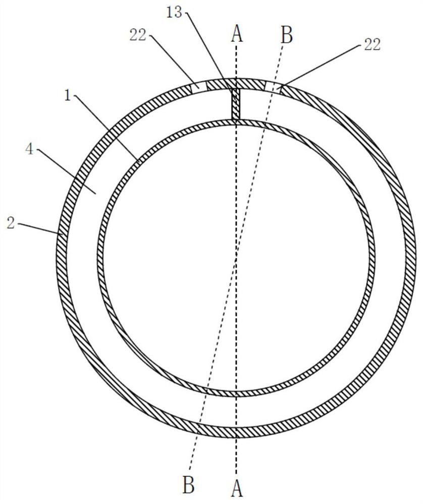 A polyolefin drainage pipe with frd double seal instant detection closed water socket joint