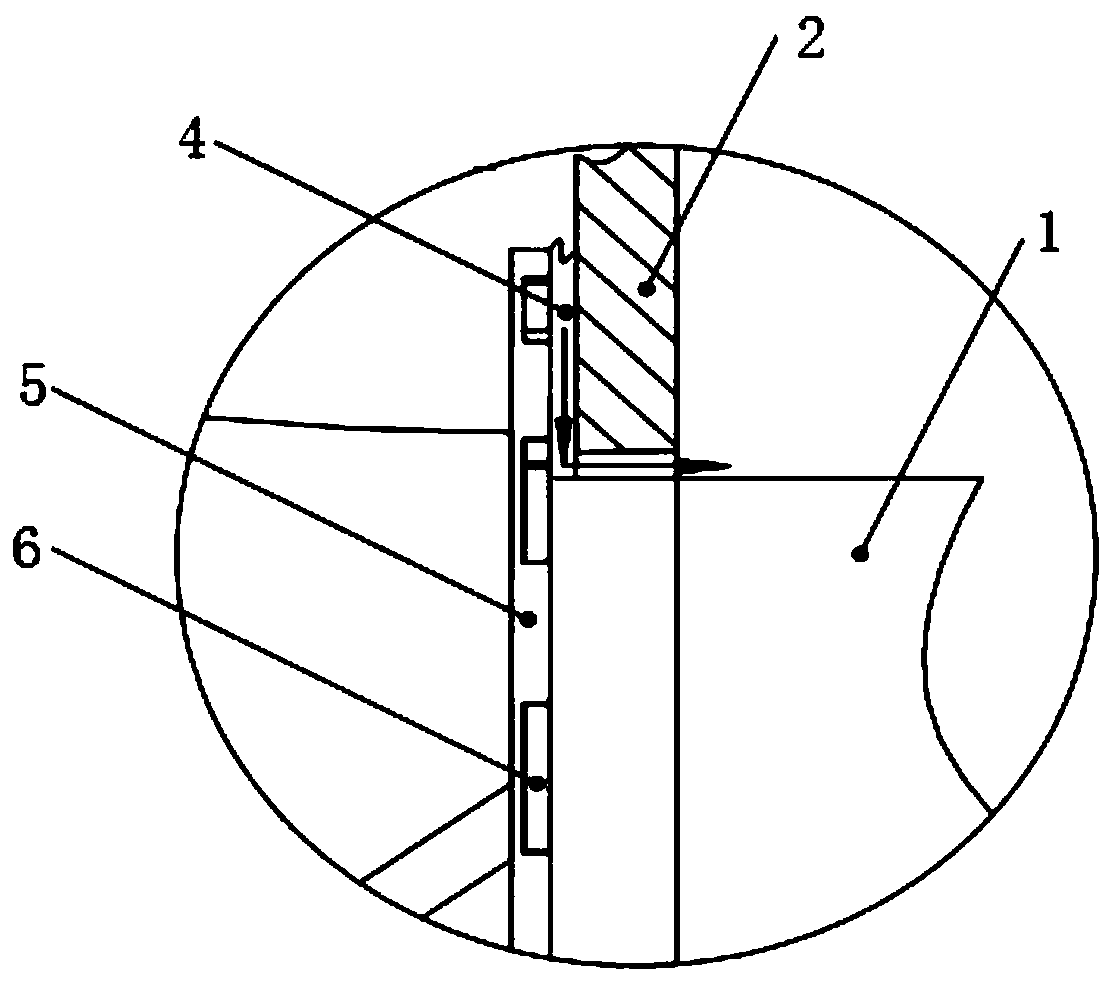 Rotor sealing structure of internal mixer