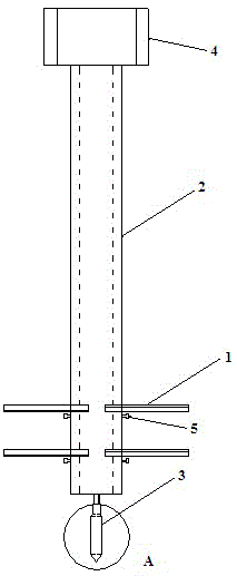 Discontinuous combined pile for reinforcing hard soil interlayer-containing soft soil foundation and construction method of discontinuous combined pile