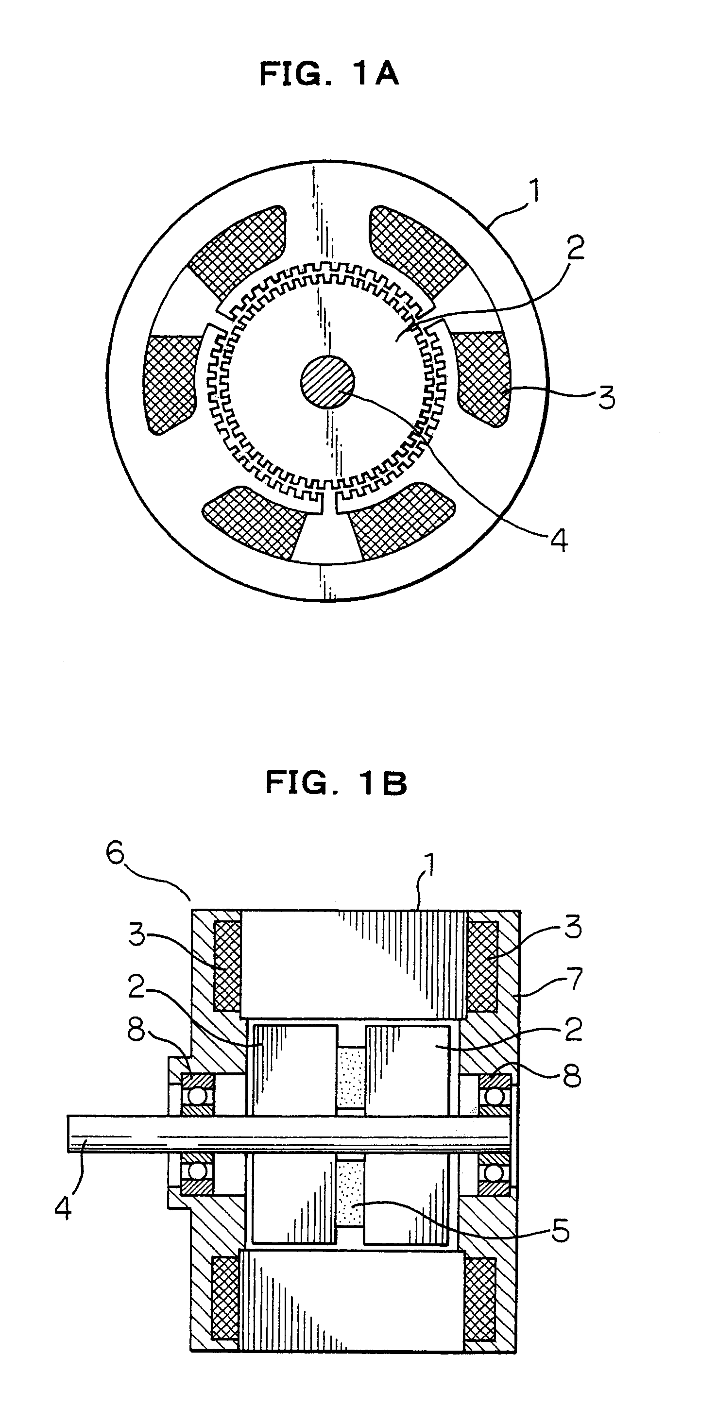 Permanent magnet type three-phase stepping motor