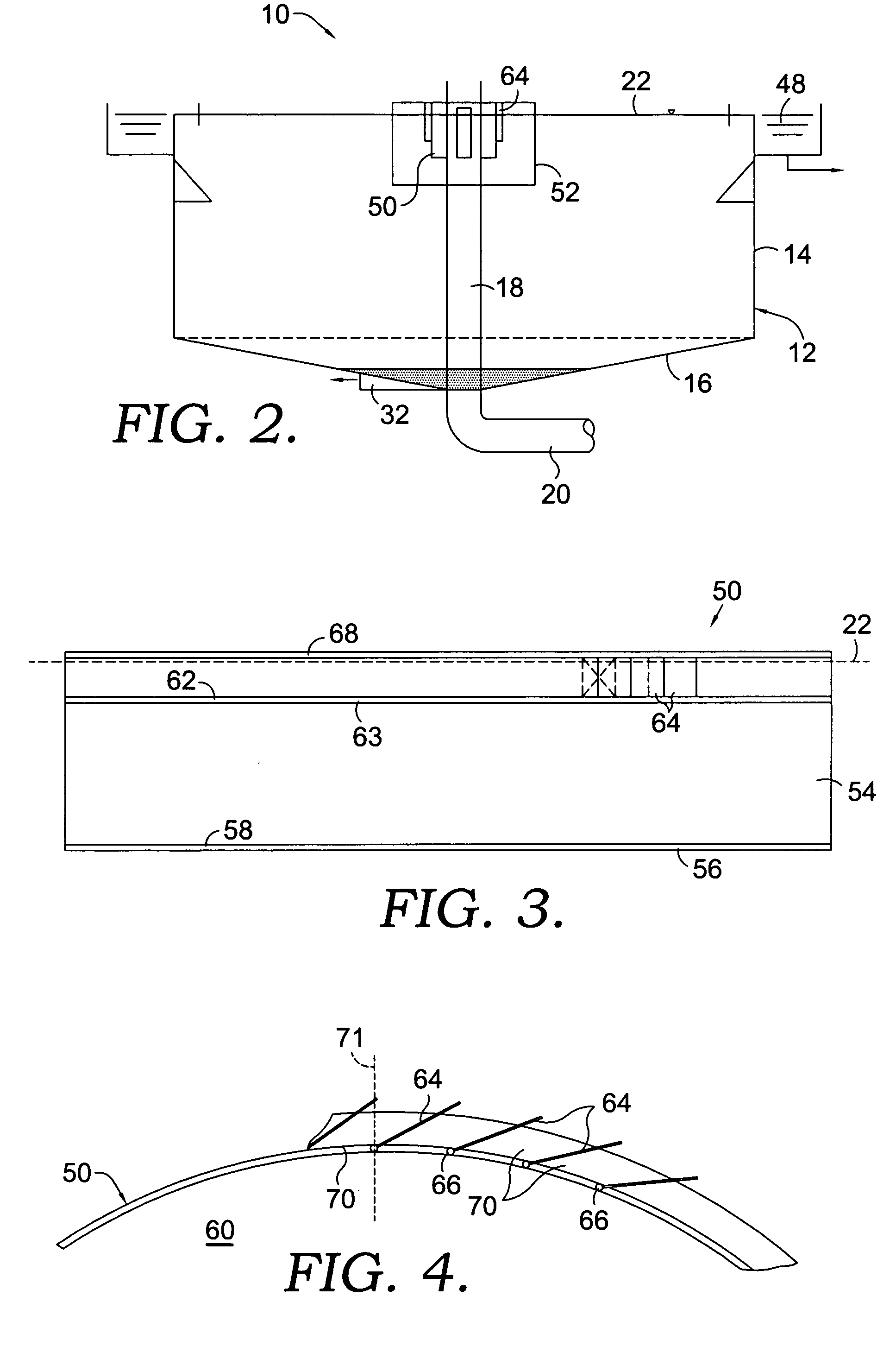 Inlet structure for clarifiers