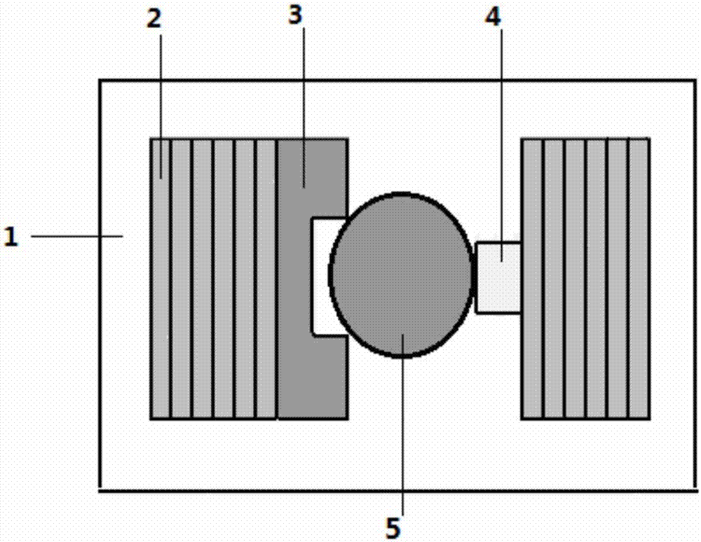 Micro nano motor based on shearing piezoelectric stacks