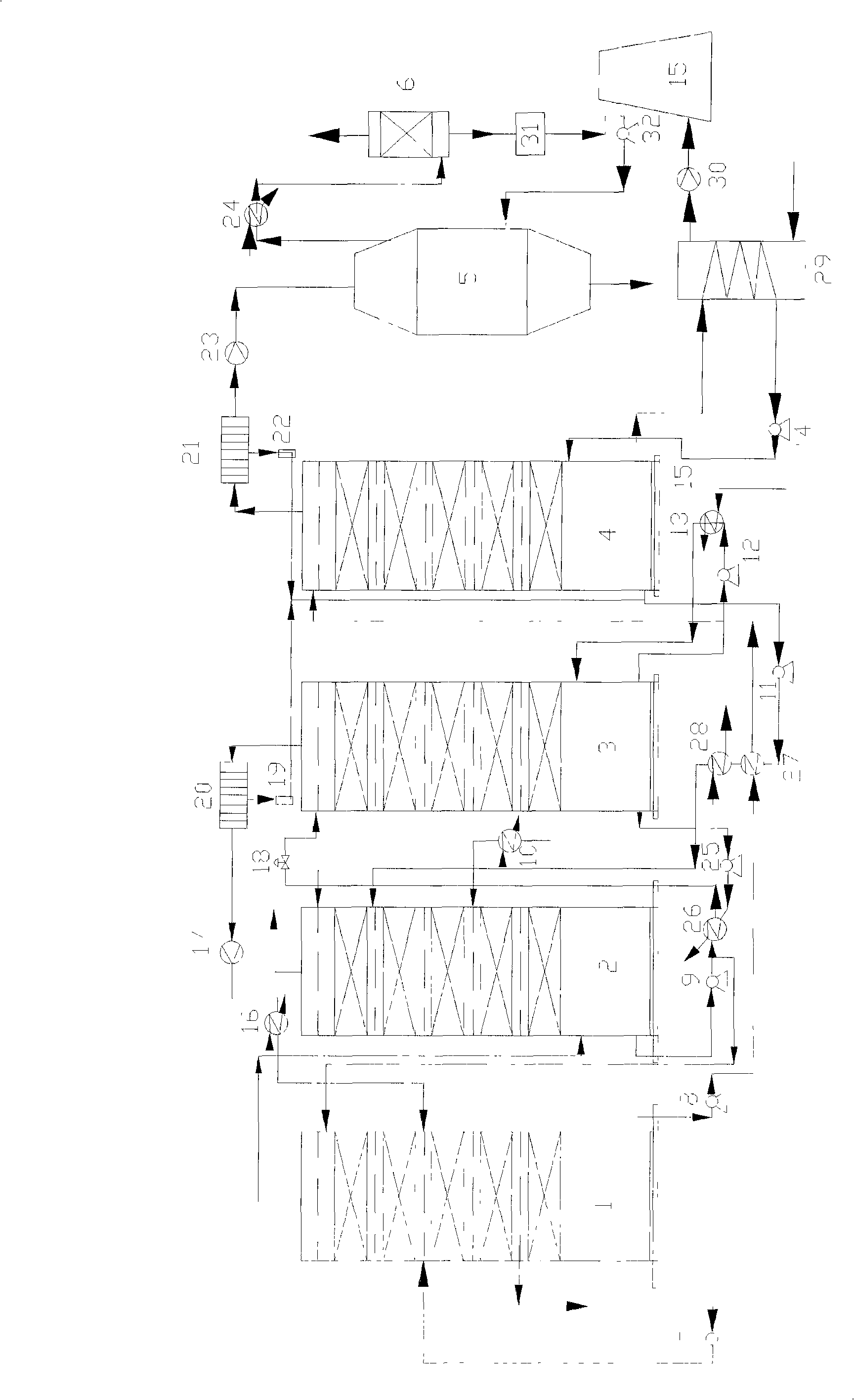 Desulphurization process by vacuum ammonia method