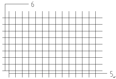 Combined bounding wall reutilizing building waste