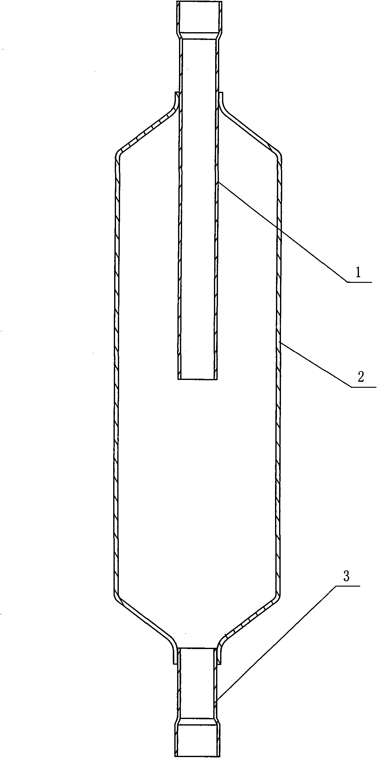 Stainless steel muffler and manufacturing process thereof