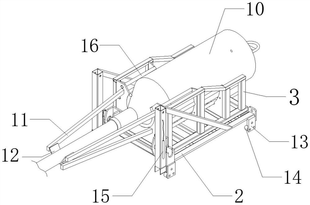 Matched retracting and releasing device for gravity columnar sampler