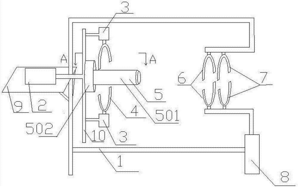 Reinforced thermoplastic pipe end forming device and method