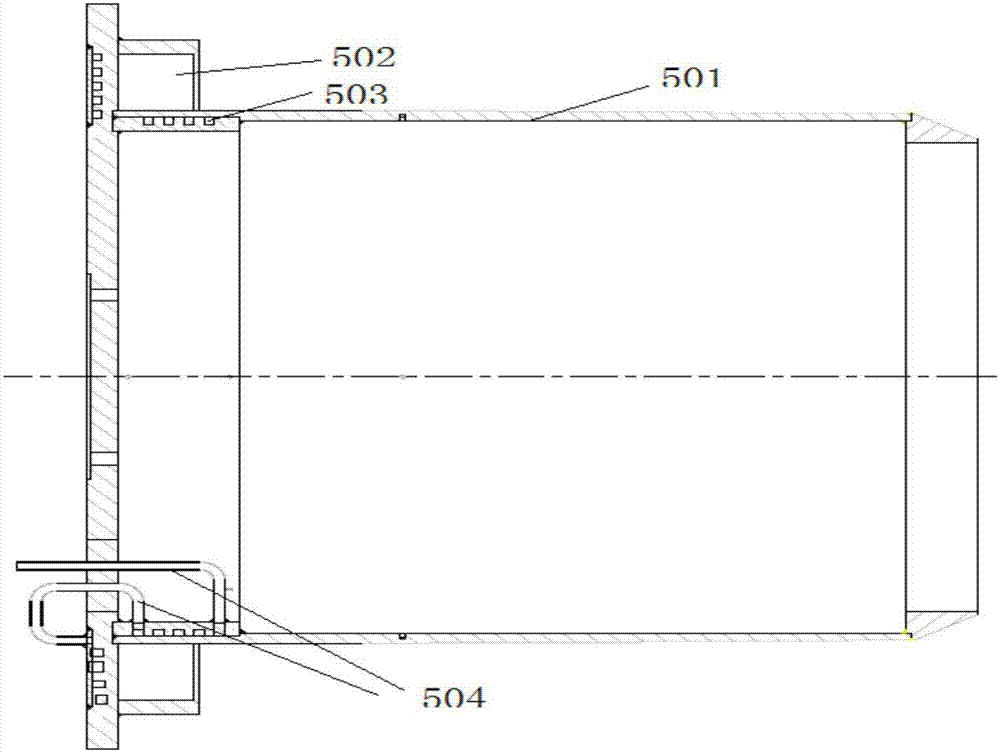 Reinforced thermoplastic pipe end forming device and method