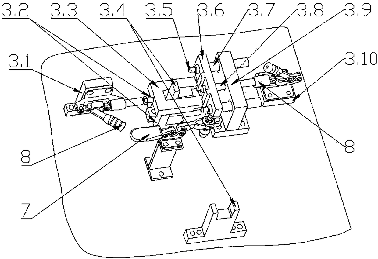 Welding method of cushion framework of left seat on back row of automobile