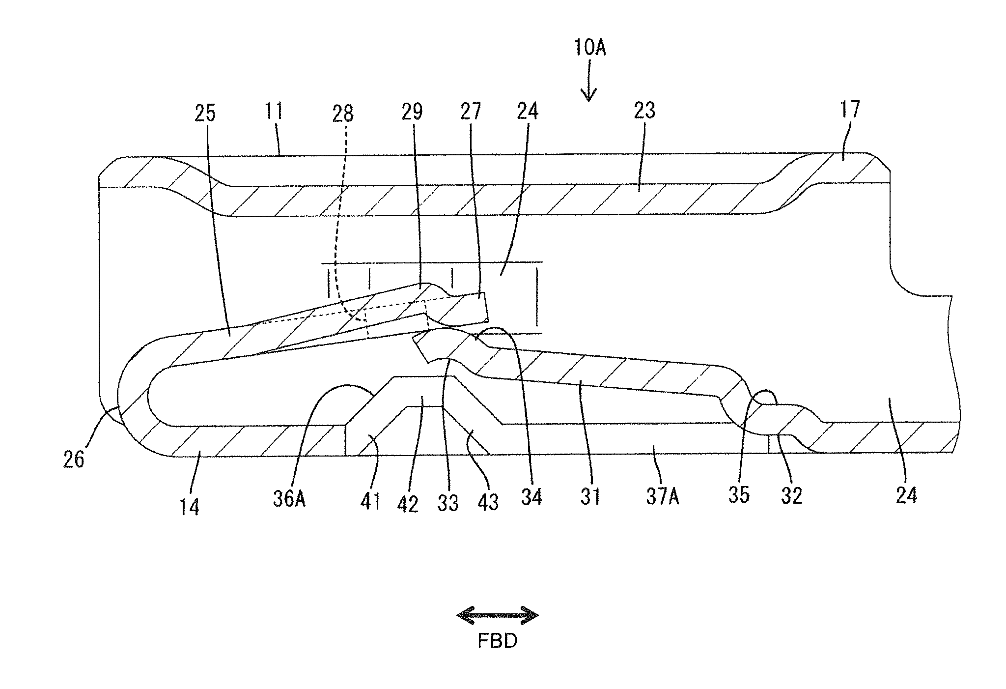 Terminal fitting and method of producing it