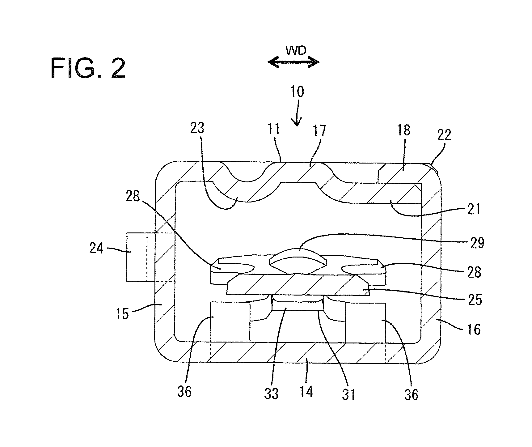 Terminal fitting and method of producing it