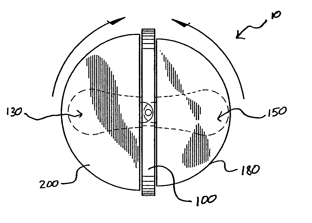 Pacifier having pivotally mounted covers