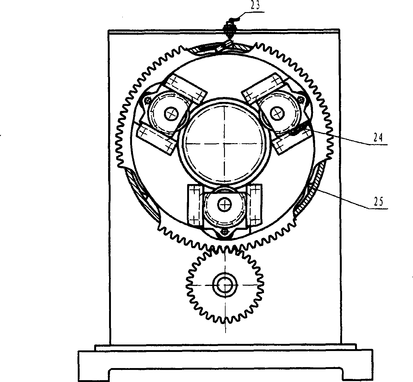 Novel circular tube slitting mill