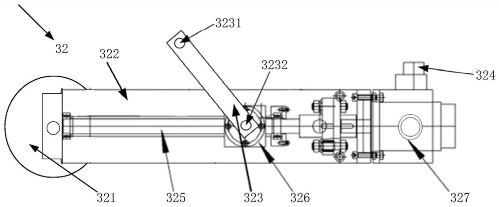 Water bucket swing roller water supplementing device for cigarettes and method thereof