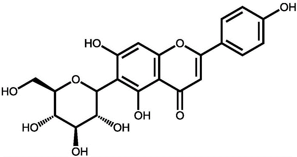 Method and system for extraction and separation of isovitexin from Desmodium styracifolium