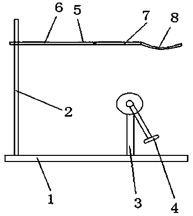 Spinning bike for standing exercising