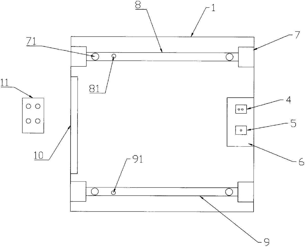 A kind of Internet of things intelligent scrolling advertising light box and control method