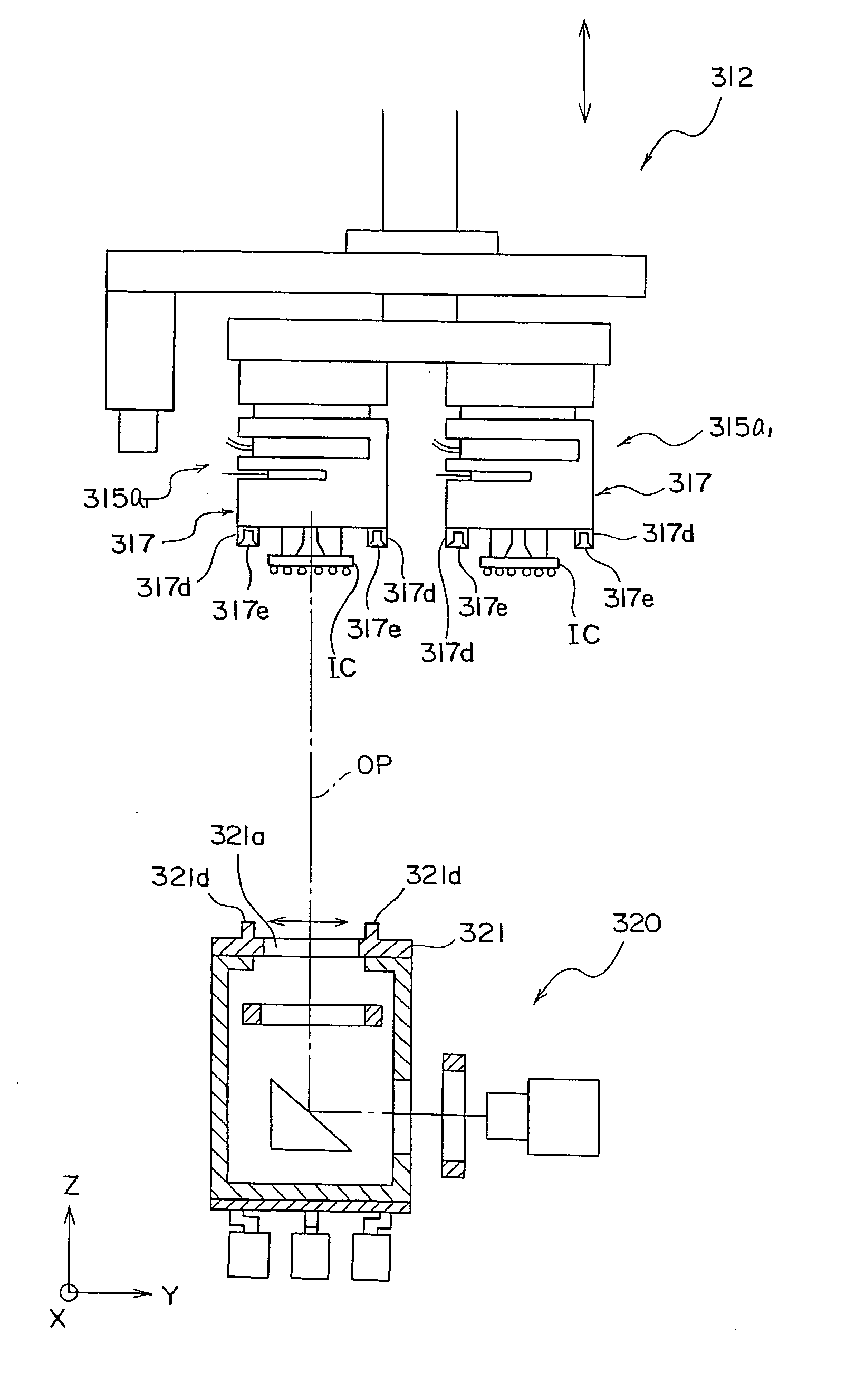 Electronic part test apparatus