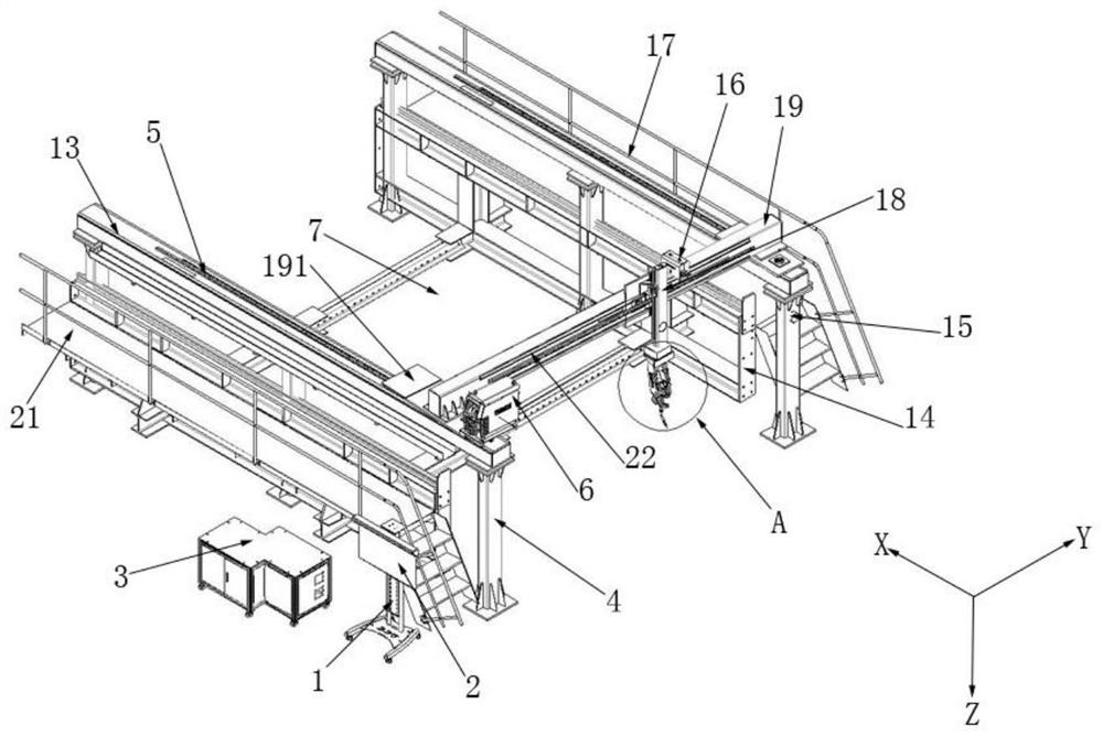 Six-degree-of-freedom automatic path optimization intelligent welding platform and method