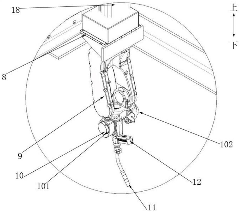 Six-degree-of-freedom automatic path optimization intelligent welding platform and method