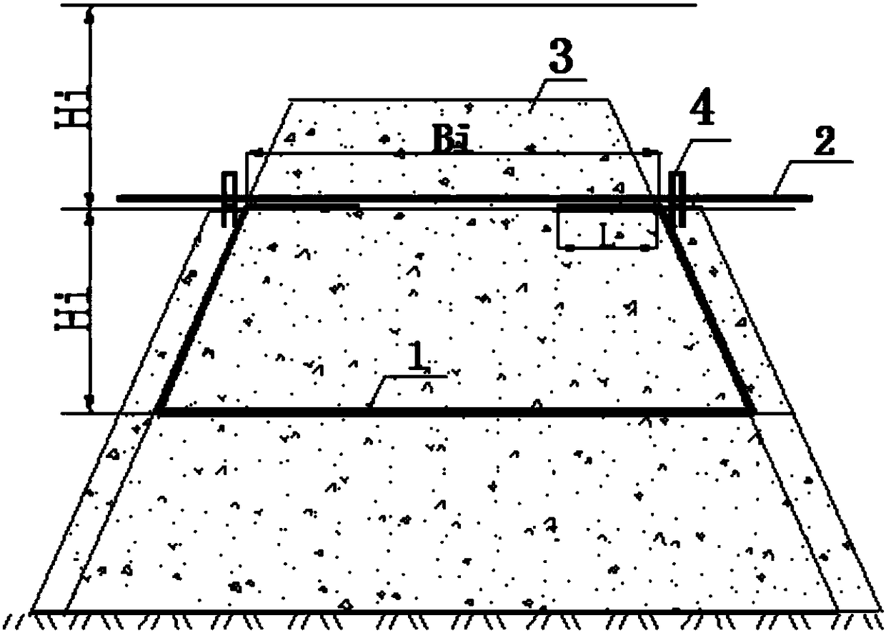 Measuring method, construction method and tensioning system of viscoelastic-plastic deformation of reinforced soil