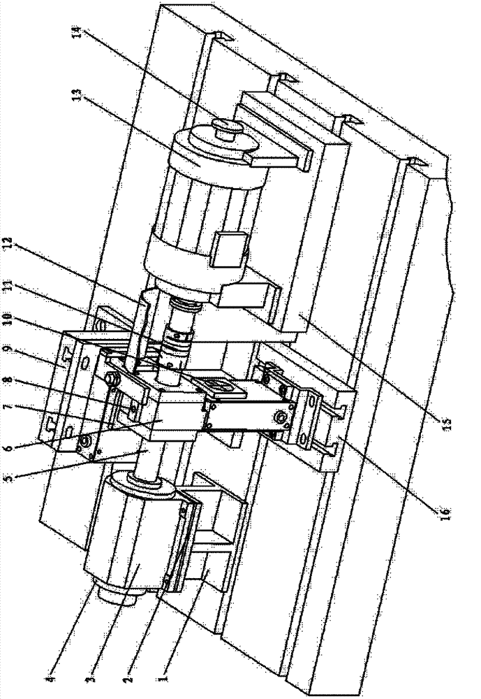 Dynamic loading device for high-speed motorized spindle