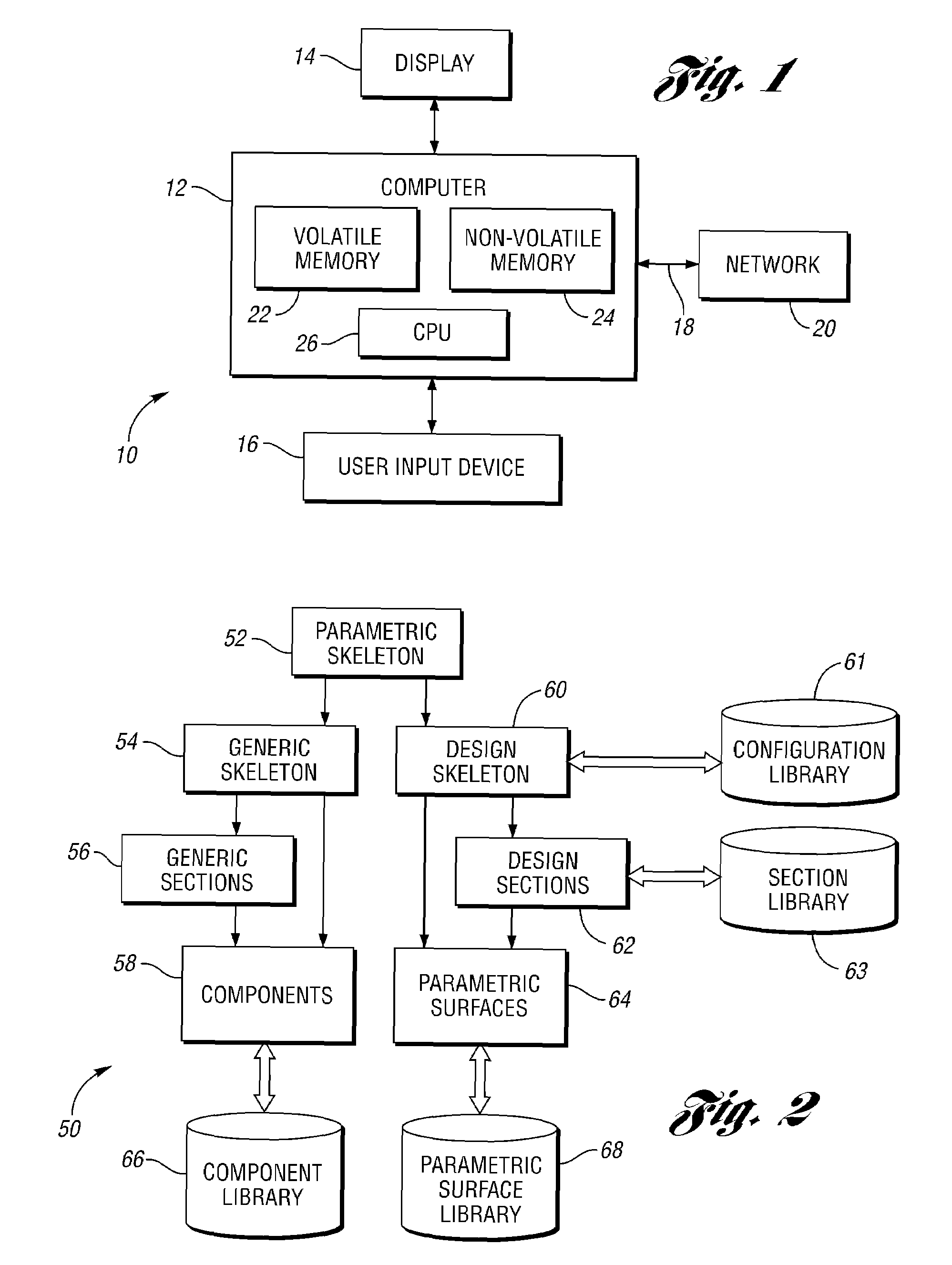 Parametric modeling method and system for conceptual vehicle design