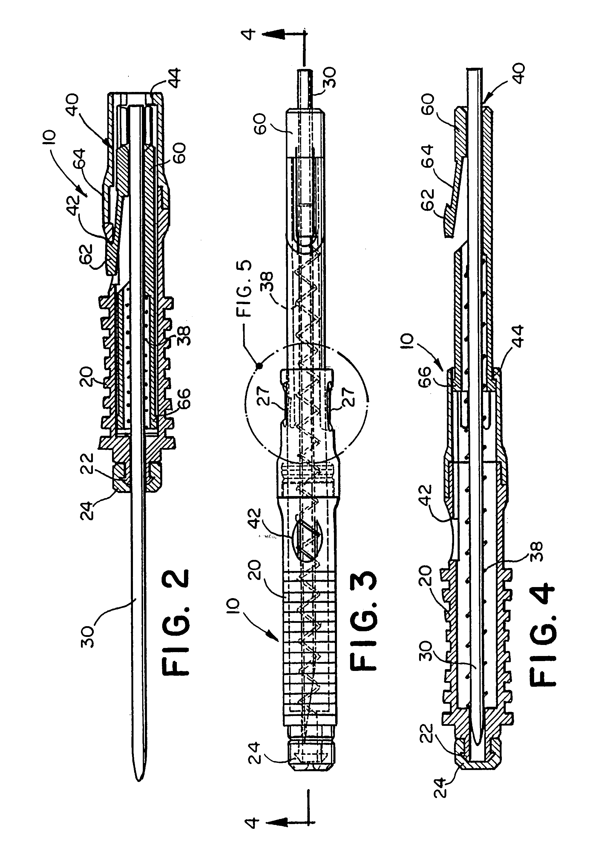 Fluid Collection Device with Retractable Needle and Safety Sampling Access Needle Adapter