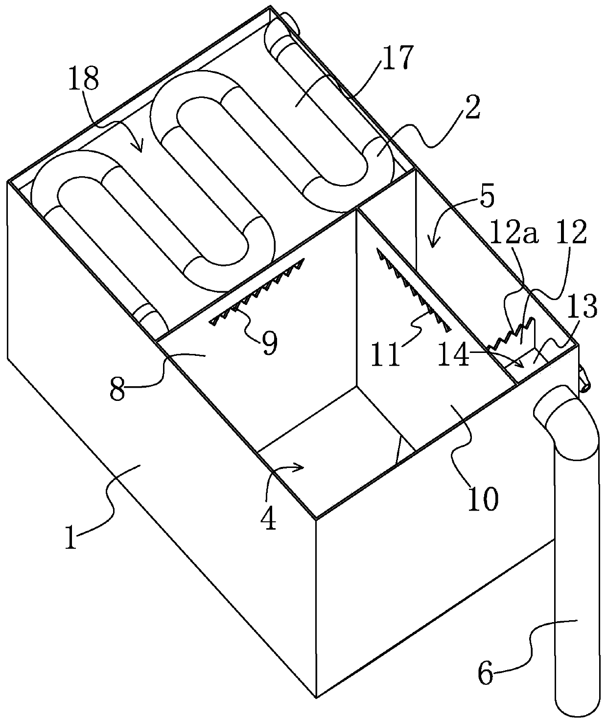 Concentration device for solid-liquid separation dehydration