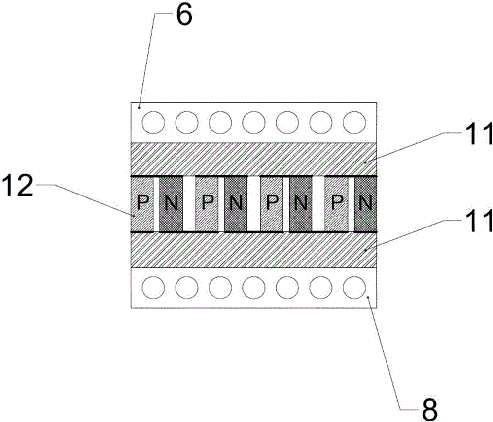 Thermoelectric heat regeneration system