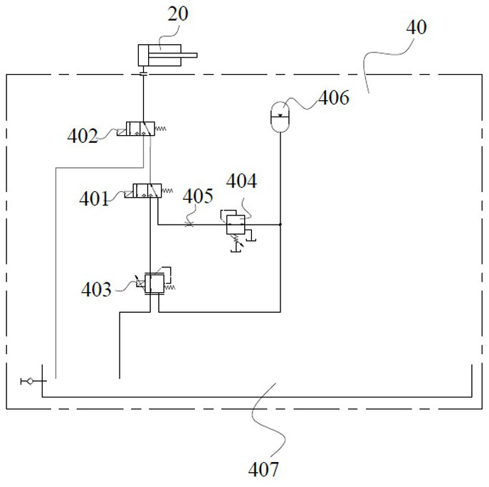 Hydraulic brake unit and brake system of railway vehicle