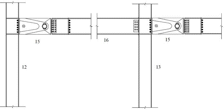 Connecting device capable of resetting easily, replaceable, resistant to bending and capable of dissipating energy